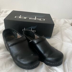 Dansko Black Slip-On Footwear